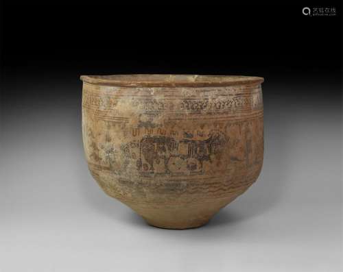 Indus Valley Decorated Vessel