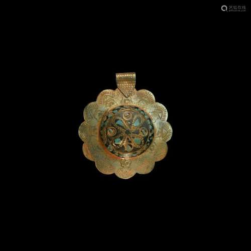 Islamic Enamelled Pendant