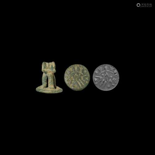 Western Asiatic Hittite Stamp Seal with Luwian