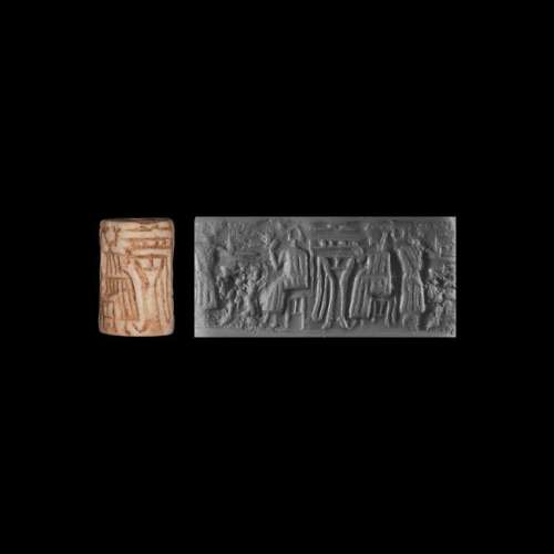 Western Asiatic Early Dynastic II Cylinder Seal with