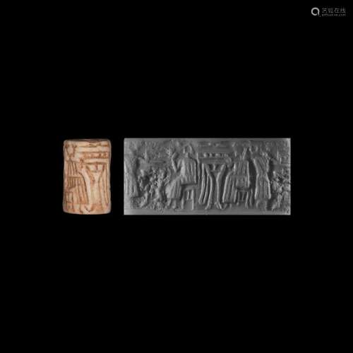 Western Asiatic Early Dynastic II Cylinder Seal with