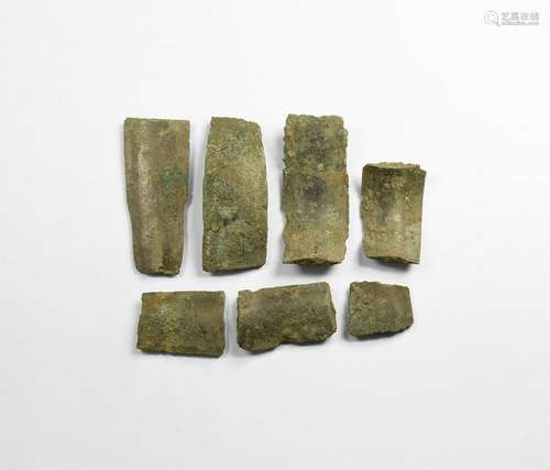 Bronze Age Sword Fragment Group