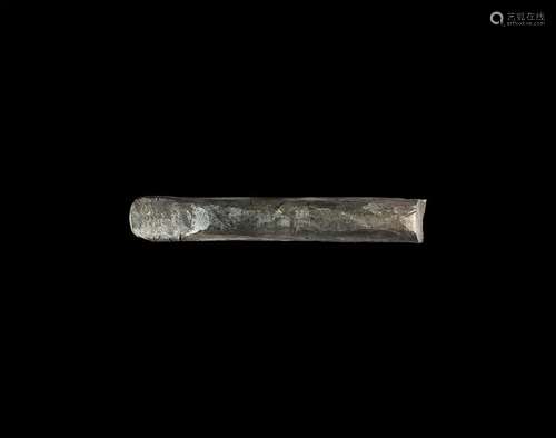 Viking Silver Ingot with Test Cuts