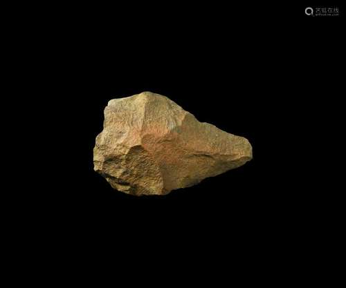 Large Stone Age Acheulean Hand Axe