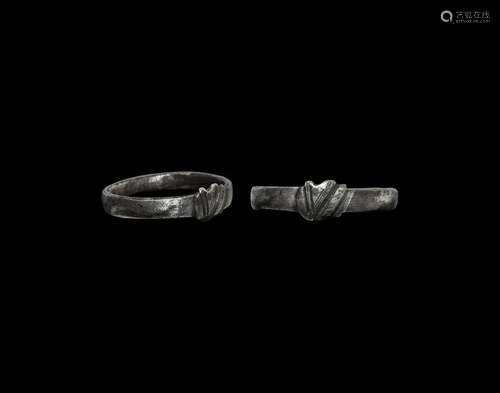 Medieval Silver Ring with Heart