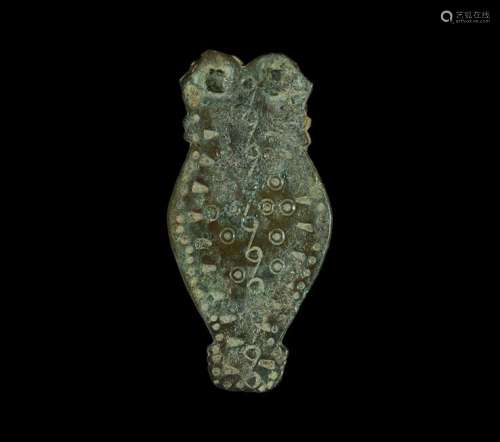 Anglo-Saxon Decorated Strap End