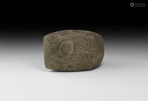 Stone Age Scandinavian Polished Axe-Hammer