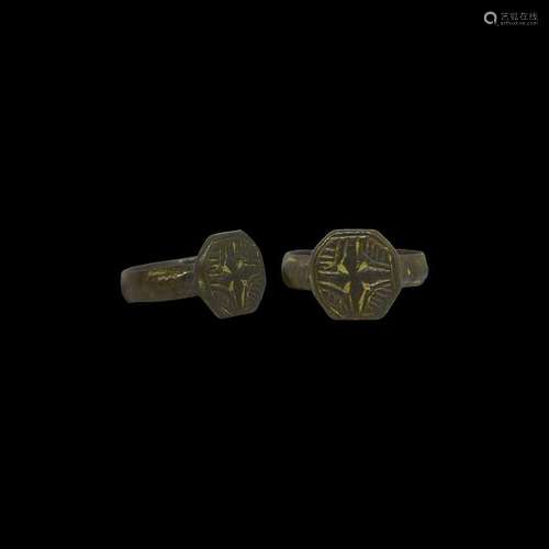 Medieval Finger Ring with Cross