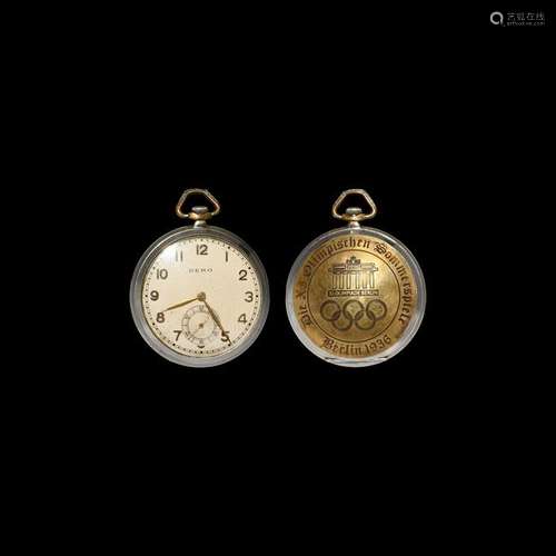 Post Medieval Berlin Olympic Pocket Watch