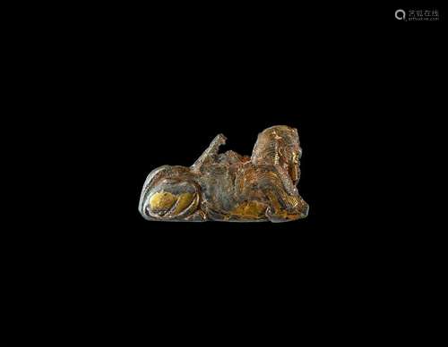 Grand Tour Egyptian Gilt Sphinx Inlay