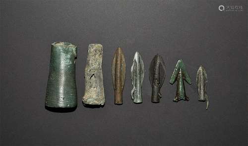 Bronze Age Decorated Socket, Chisel and Arrowhead Group