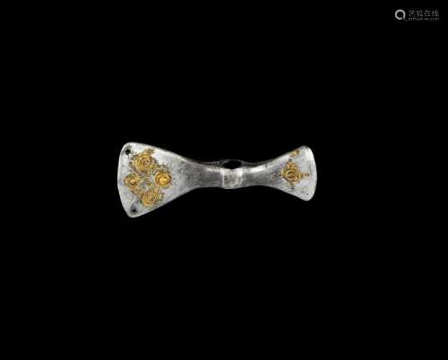 Iron Age Celtic Gilt Silver Votive Axehead