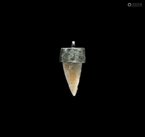 Viking Silver 'Elfshot' Protective Amulet