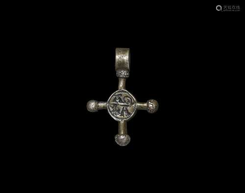 Medieval Silver AGLA Fever Charm Pendant