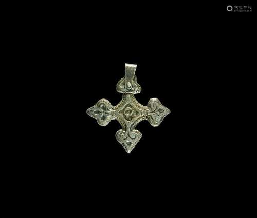 Viking Silver Cross Pendant