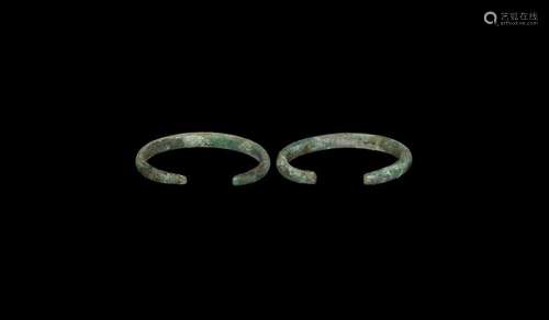 Bronze Age Bracelet Pair