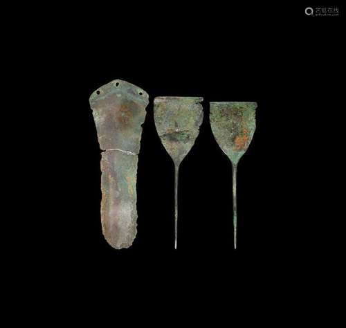 Bronze Age Pin and Dagger Group