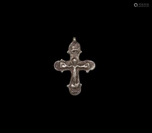 Medieval Silver Cross Pendant