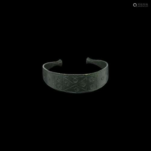Iron Age Celtic Decorated Bracelet