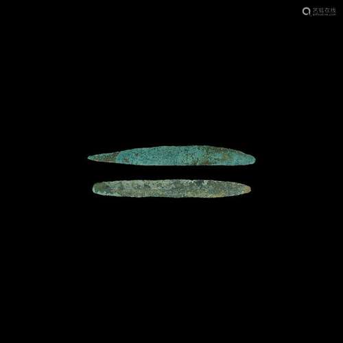 Bronze Age Knife Blade Group