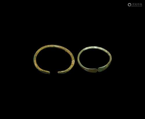 Bronze Age Bracelet Pair