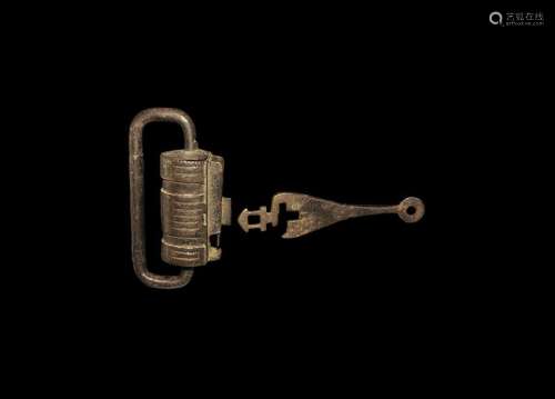 Medieval Padlock and Key