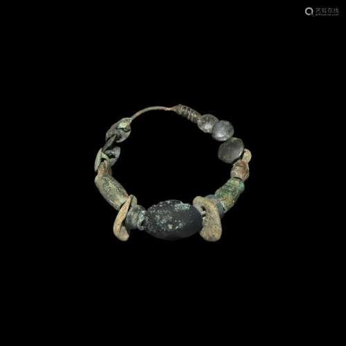 Bronze Age Bead and Pendant Bracelet