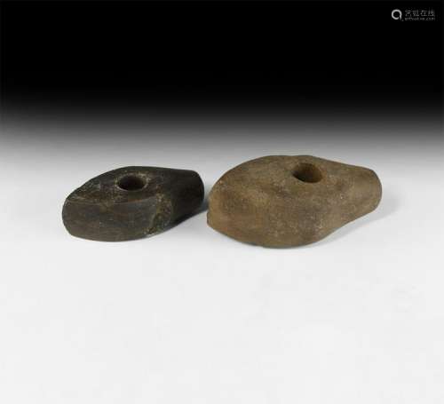 Stone Age Polished Axehead Group