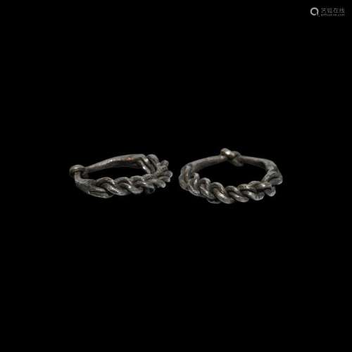 Viking Silver Plaited Ring