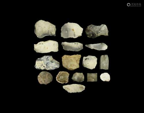 Stone Age Knapped Implement Collection