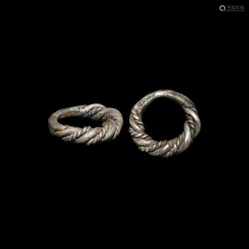 Viking Silver Plaited Ring
