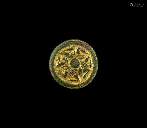 Anglo-Saxon Chip-Carved Mount