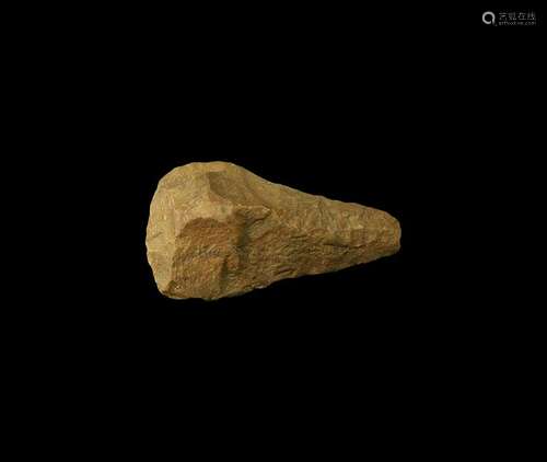 Very Large Stone Age Acheulean Hand Axe