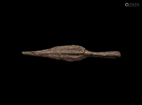 Iron Age Celtic Socketted Spearhead