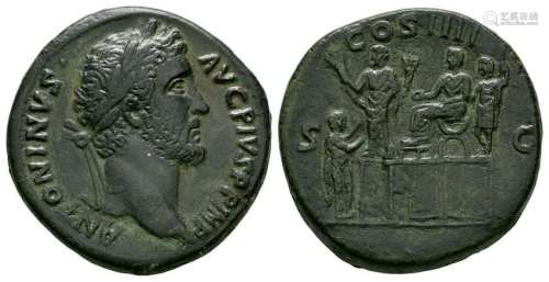 Antoninus Pius - Liberalitas Sestertius