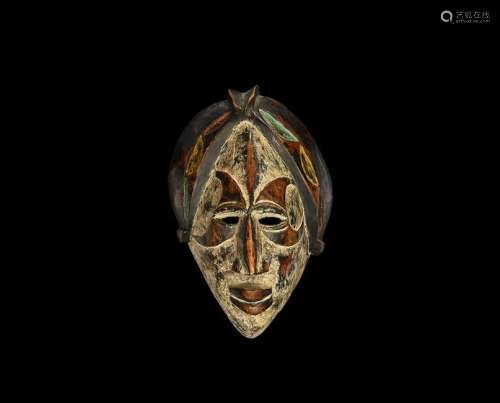 African Wooden Face Mask