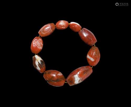 Natural History - Tibetan Agate Bead String