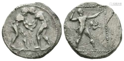 Pamphylia - Aspendos - Wrestlers Stater