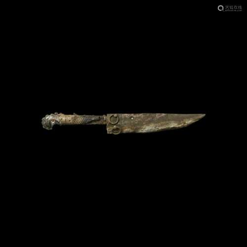 Tudor Period Knife with Handle and Scabbard