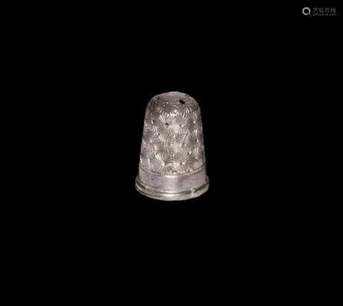 Victorian 'Chester 1900' Silver Thimble