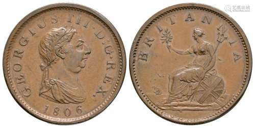 George III - 1806 - Penny