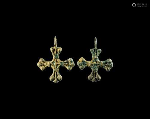 Byzantine Cross Pendant Group