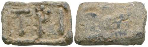 Lead Inscribed Weight