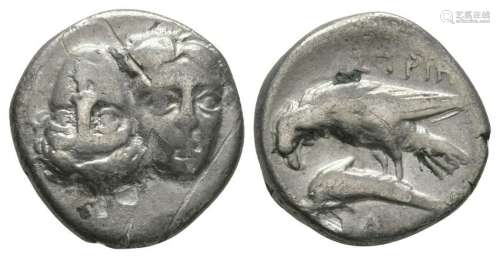 Thrace - Istrus - Eagle and Dolphin Drachm