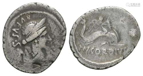 Mn Cordius Rufus - Venus Denarius