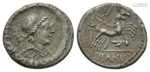 D Junius L f Silanus - Victory Denarius