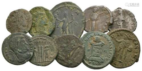 Denarius and Bronzes Group [10]