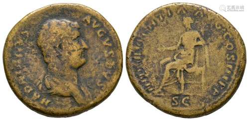 Hadrian - Indulgentia Sestertius