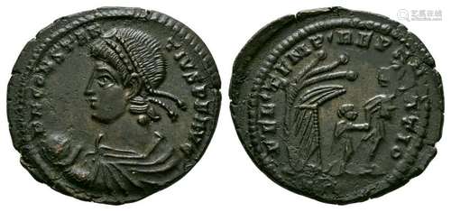 Constantius II - Soldier & Captive Bronze