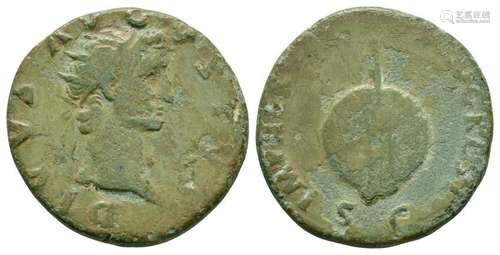 Augustus (Nerva) - Rudder Dupondius